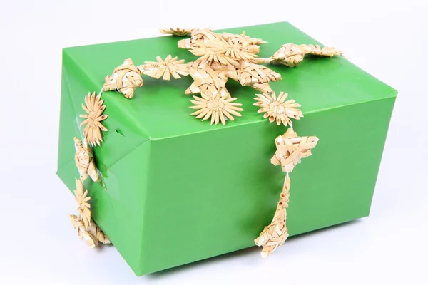 Zelený dárek — Stock fotografie