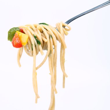 Çatallı spagetti.