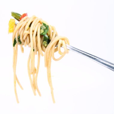 Çatallı spagetti.