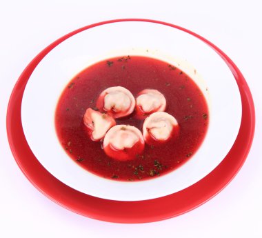 Red borscht clipart