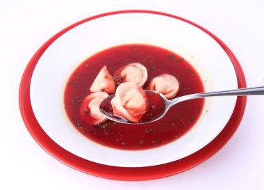 Red borscht clipart