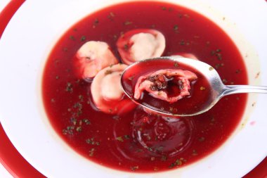 Red borscht clipart