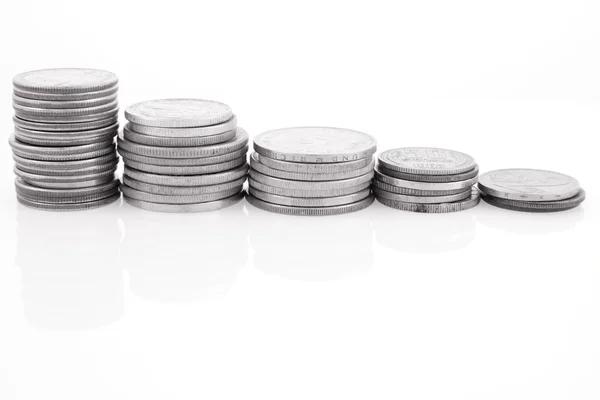 Coin columns — Stock Photo, Image