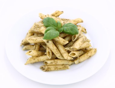 Penne pesto ile