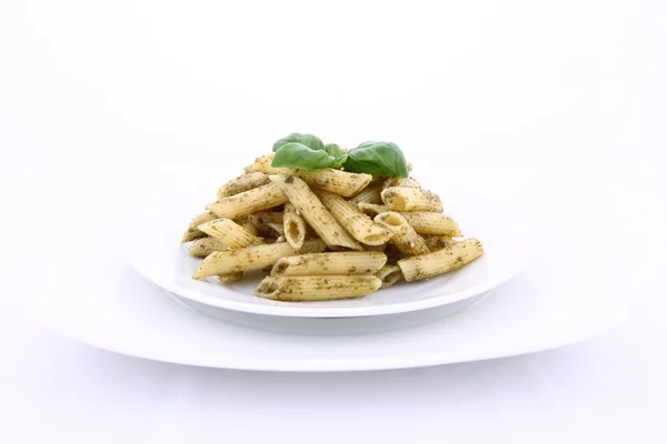 stock image Penne with pesto