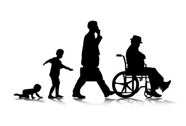 Human Aging 2 clipart