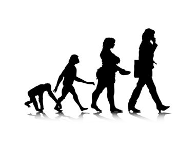 Human Evolution 7 clipart