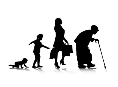 Human Aging 5 clipart
