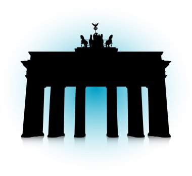The Brandenburg Gate clipart