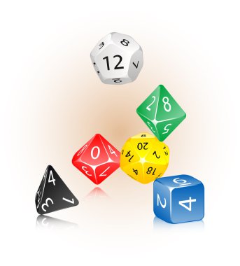 A Dice Set clipart