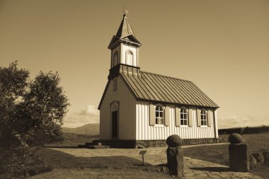 Beyaz Kilise thingvellir - İzlanda