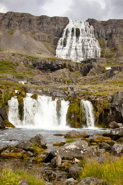 Dynjandi водопад - Исландия — стоковое фото