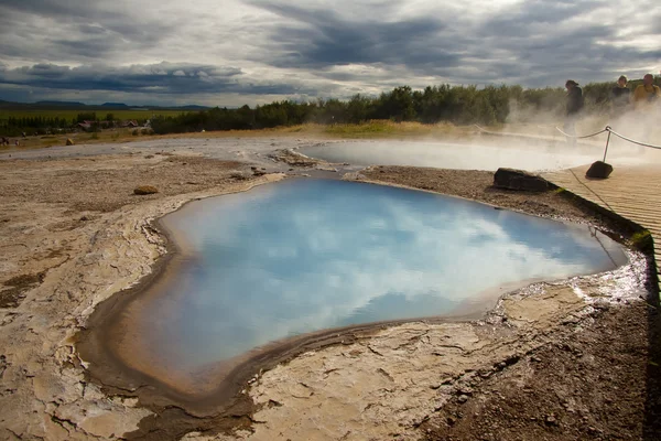 Геотермальна площа - Ісландії — стокове фото