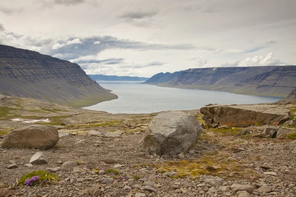 Dynjandisvogur fjord - IJsland. — Stockfoto
