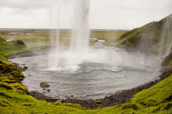 Seljalandsfoss waterfall - Iceland — Stock Photo, Image