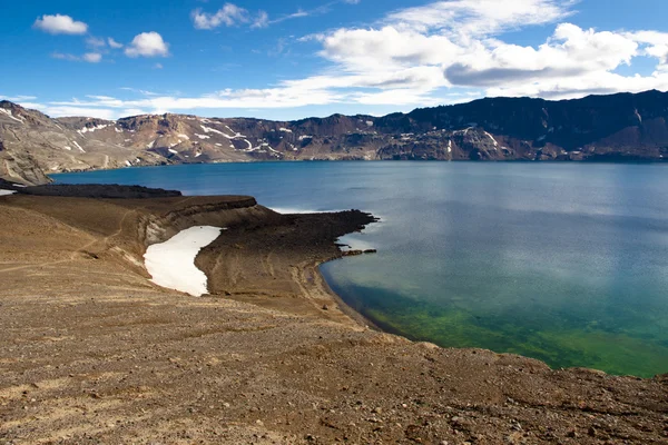 Oskjuvatn 湖 - アイスランド ロイヤリティフリーのストック画像