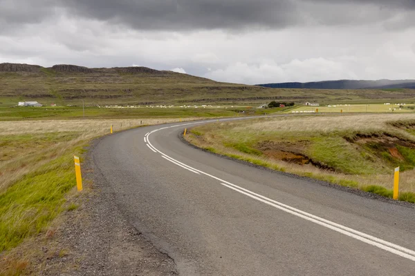 Ruta vacía - Islandia — Foto de Stock