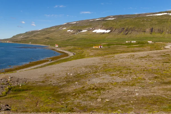 Unadsdalur-冰岛海岸 — 图库照片
