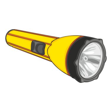 Illustration of isolated flashlight clipart