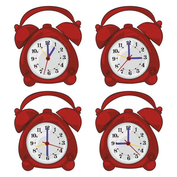 stock vector Illustration of isolated clocks