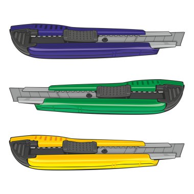 Illustration of isolated cutters clipart