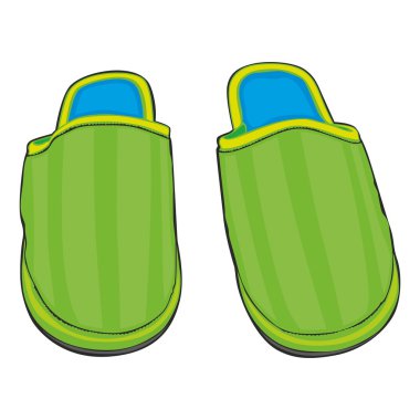 Home slippers clipart