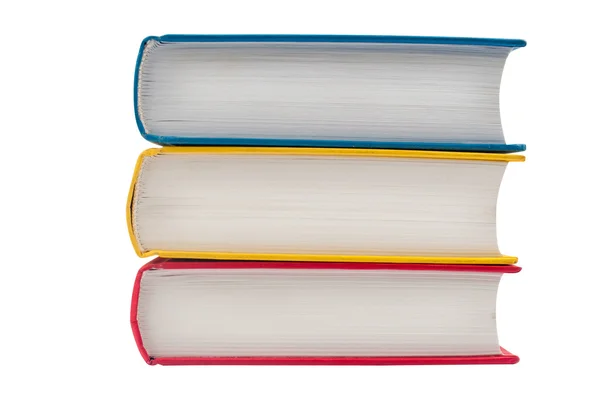 Tiro de close-up de pilha de livros — Fotografia de Stock