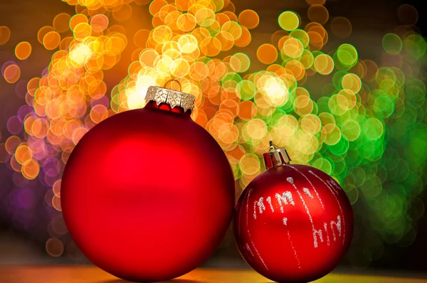 赤いクリスマスの泡 — ストック写真