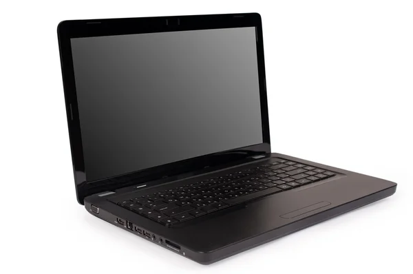 Caneta no laptop — Fotografia de Stock