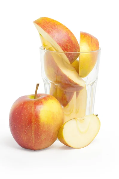 ガラスのリンゴ ジュース — ストック写真