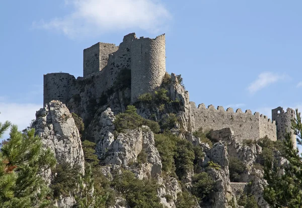 Chateau Puilaurens — Stok fotoğraf