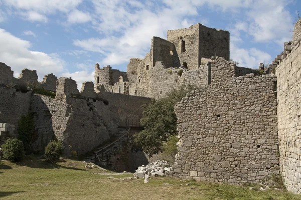 Castelo Puilaurens — Fotografia de Stock