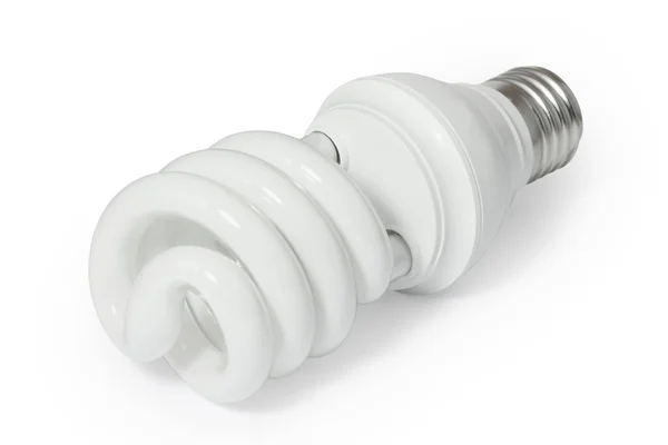 Energy saving fluorescent light bulb (CFL) — Stock Photo, Image