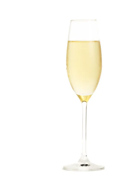 Champán frío en una copa de champán —  Fotos de Stock