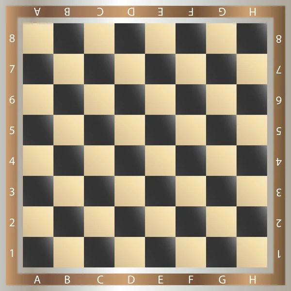 Tabulka šachu — Stockový vektor