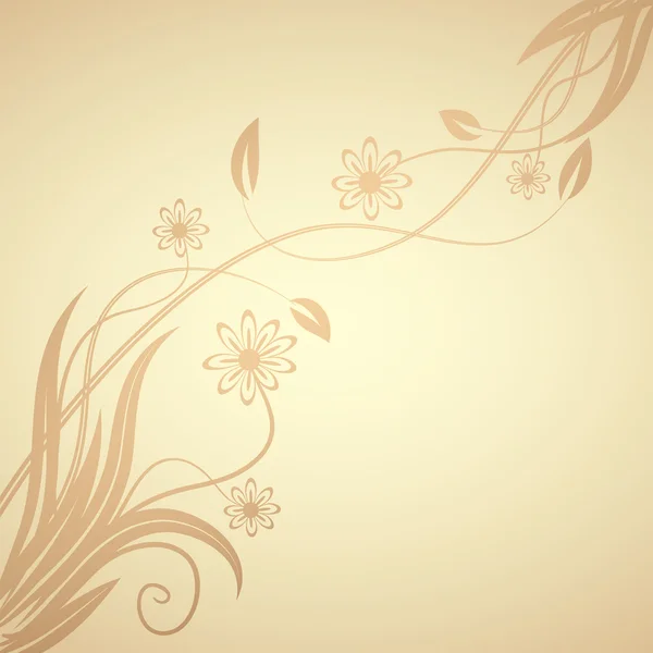 花のデザイン — ストックベクタ