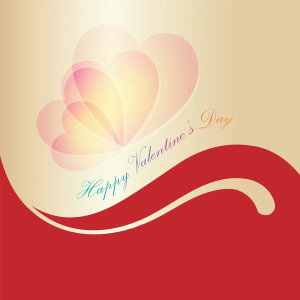 Valentines background - red — Stock Vector