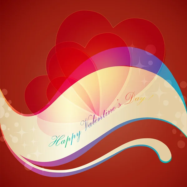 Valentines background - red — Stock Vector