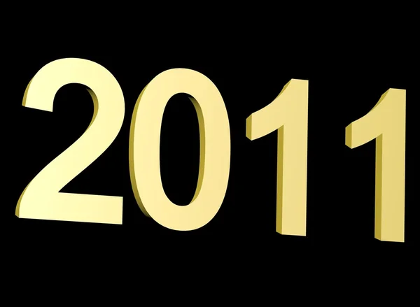 2011 新的一年 — 图库照片