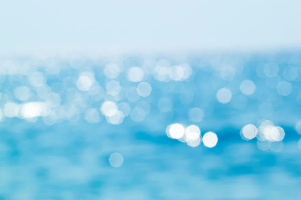 背景の使用のための抽象的な青い海のボケ味 — ストック写真