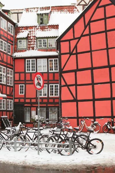 哥本哈根建筑物 免版税图库照片