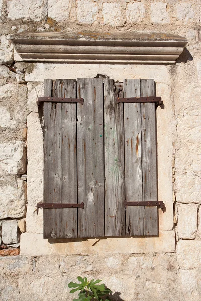 stock image Brown window shutter