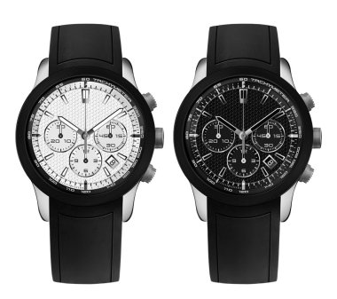 Illustration of Luxury man watch clipart