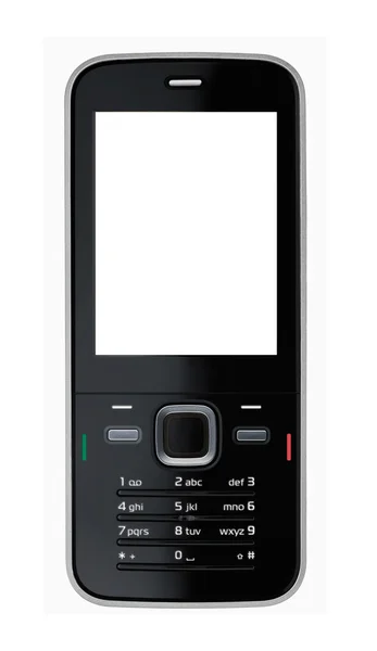 Beyaz üstünde hareket eden telefon. XXL — Stok fotoğraf