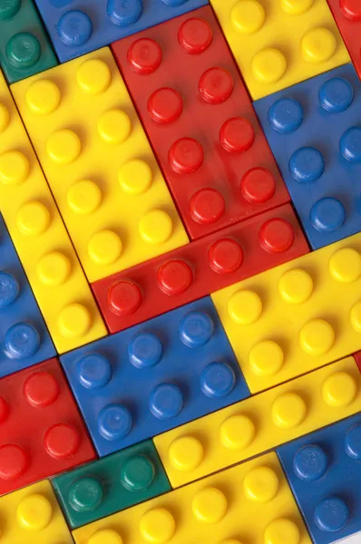 Kleurrijke display van Lego — Stockfoto