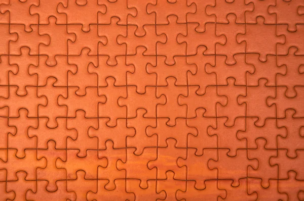 Puzzle v oranžové — Stock fotografie