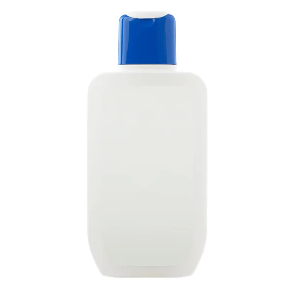 Shampoo container geïsoleerd op de witte achtergrond + Clipping Pa — Stockfoto