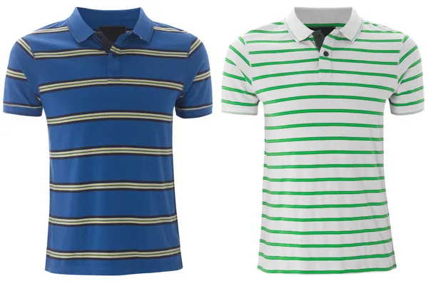 Front of the clean striped T-Shirts (Polo). — Stock Photo, Image