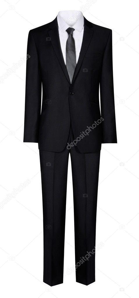 Man's suit isolated on a white background