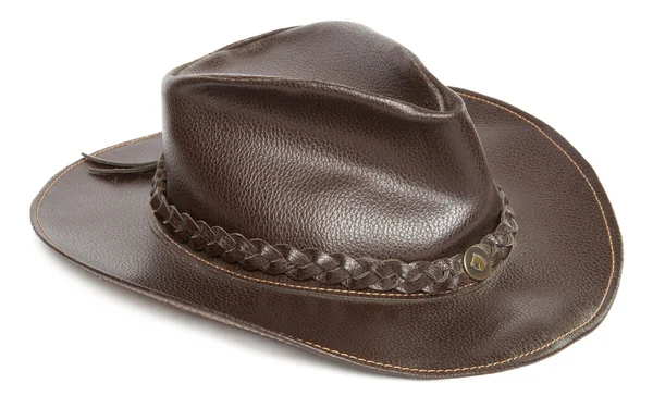 Cowboy hoed geïsoleerd op wit. — Stockfoto